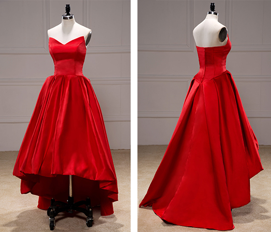 Red Prom Dress, Sweetheart Evening Dress ,cocktail Dress, Party Dresses,red Cocktail Dress ,cute Dress