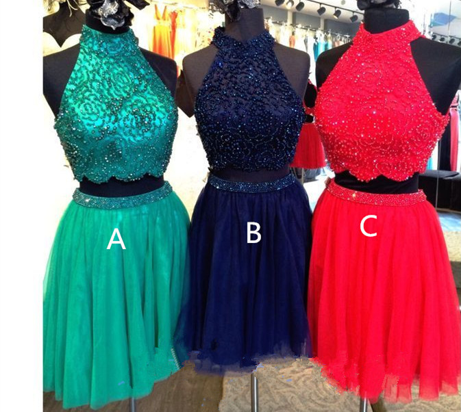 Navy Blue Homecoming Dress ,red Homecoming Dresses,tulle Homecoming Dress ,a Line Party Dress, Green Short Prom Gown ,sweet 16 Dress Beading