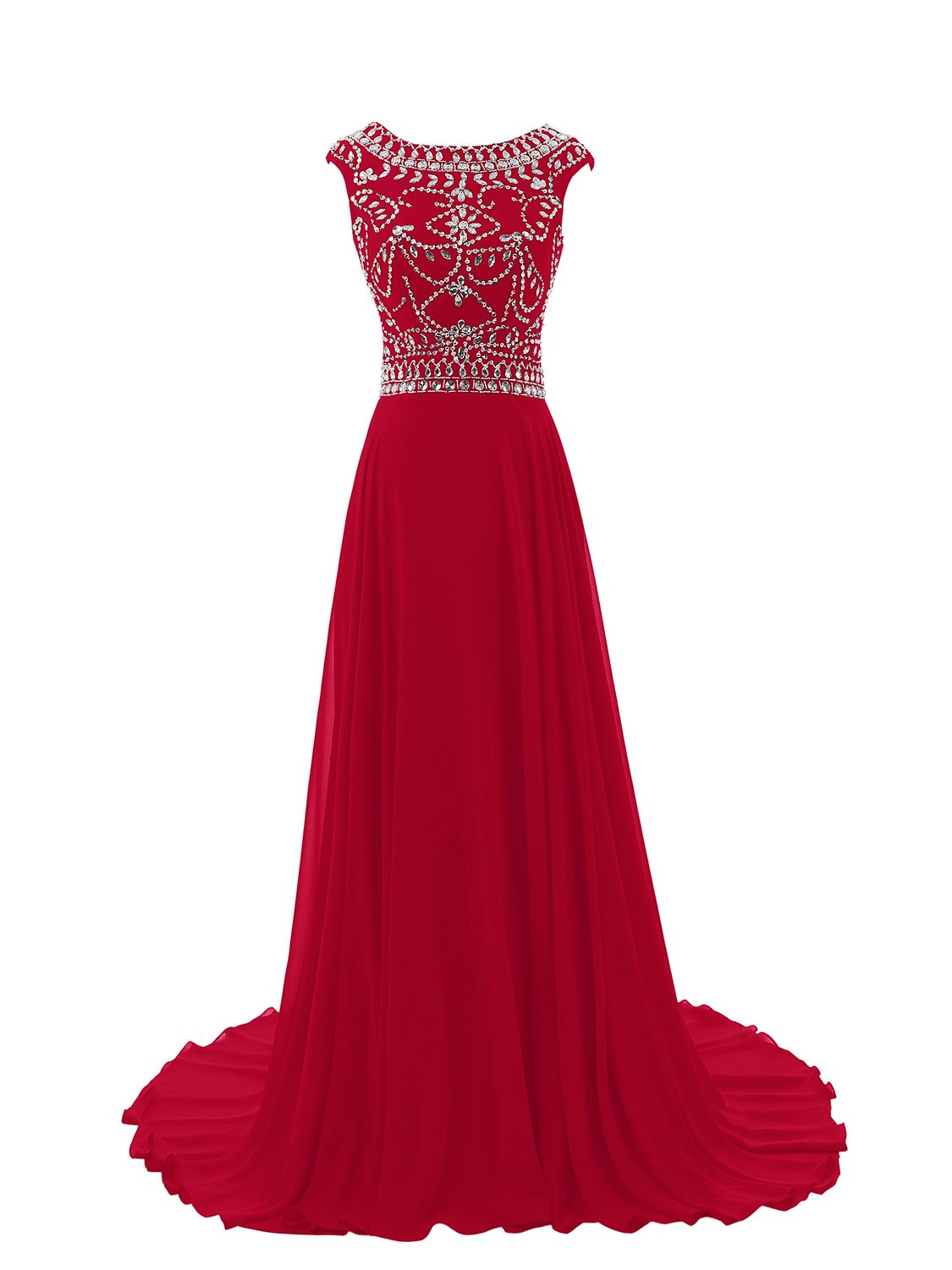 Sparkle Burgundy Beadings Prom Gown 2016 Red Style Prom Dresses 2016 Evening Dresses