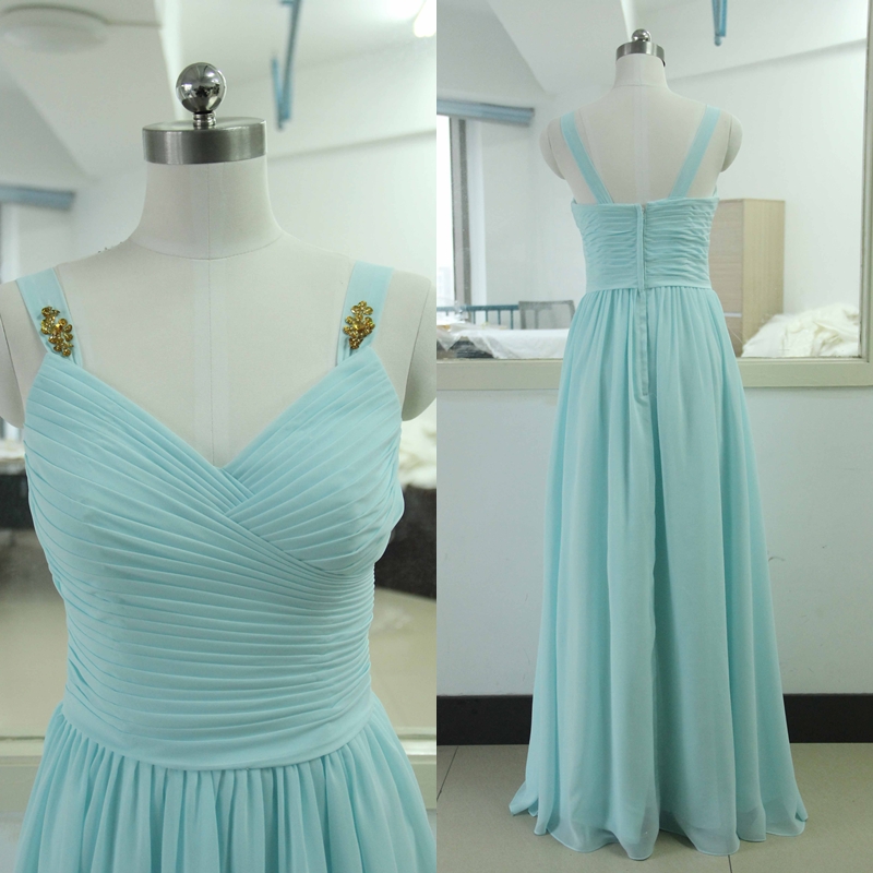 Classy Elegant Long Chiffon Prom Dresses,charming Party Gowns,handmade Evening Gowns