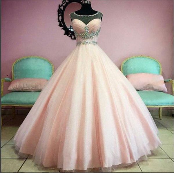 Evening Dresses, Prom Dresses, Prom Dress,amazing Pink A-line Beading Long Prom Dress,evening Dress,formal Dress