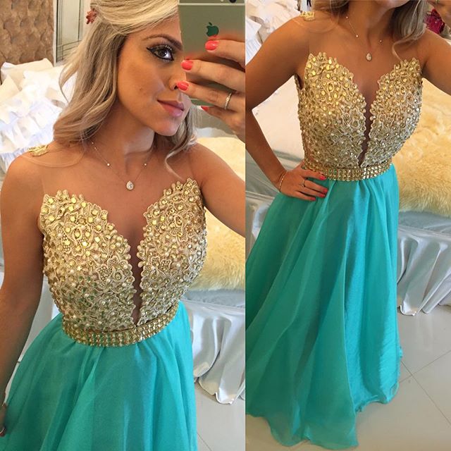 Evening Dresses, Prom Dresses,party Dresses,prom Dresses,prom Dress,sparkly A-line Prom Dress, Open Back Evening Gown