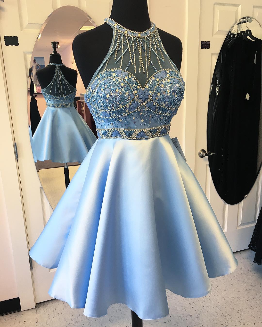 college homecoming dresses Lace Prom Dresses,Homecoming Dresses, Party Dresses DT1457 main image 0