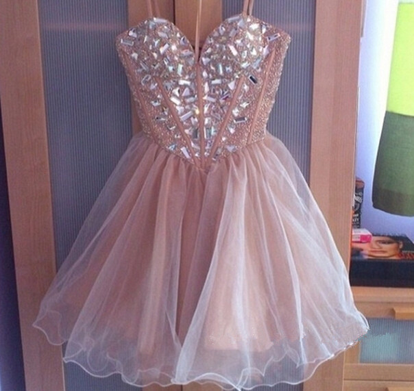 A-line Sweetheart Homecoming Dresses, Tulle Graduation Dress ,short Prom Dresses,pink Homecoming Dresses,homecoming Dresses