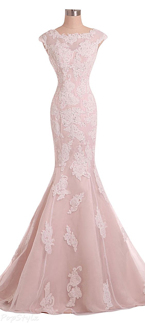 Evening Dresses, Prom Dresses,party Dresses,sexy Evening Gowns Mermaid Pink Prom Dress, Pageant Prom Gown, Evening Gowns