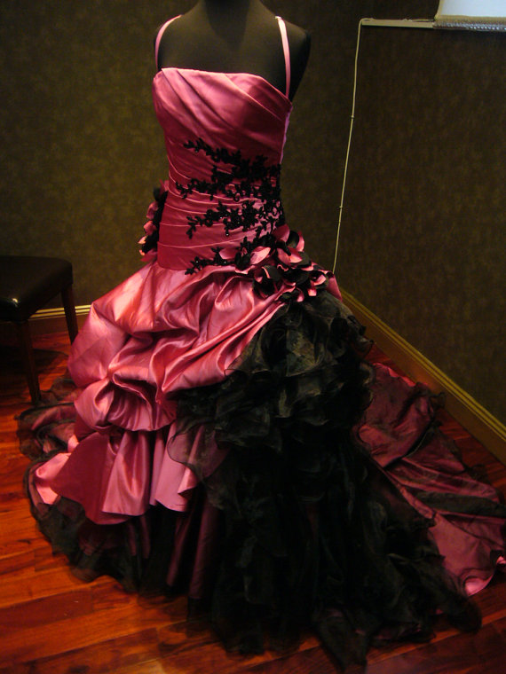 Evening Dresses, Prom Dresses,party Dresses,prom Dress, Prom Dresses, Prom Dresses, Elegant Real Image Gothic Dark Red Wedding Dresses Vestidos