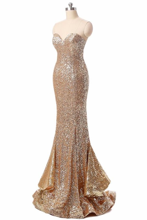 Prom Dresses,evening Dress,party Dresses,handmade Prom Dresses,sweetheart Long Sequin Shiny Prom Dress,simple Bridesmaid Dresses,sparkly Evening