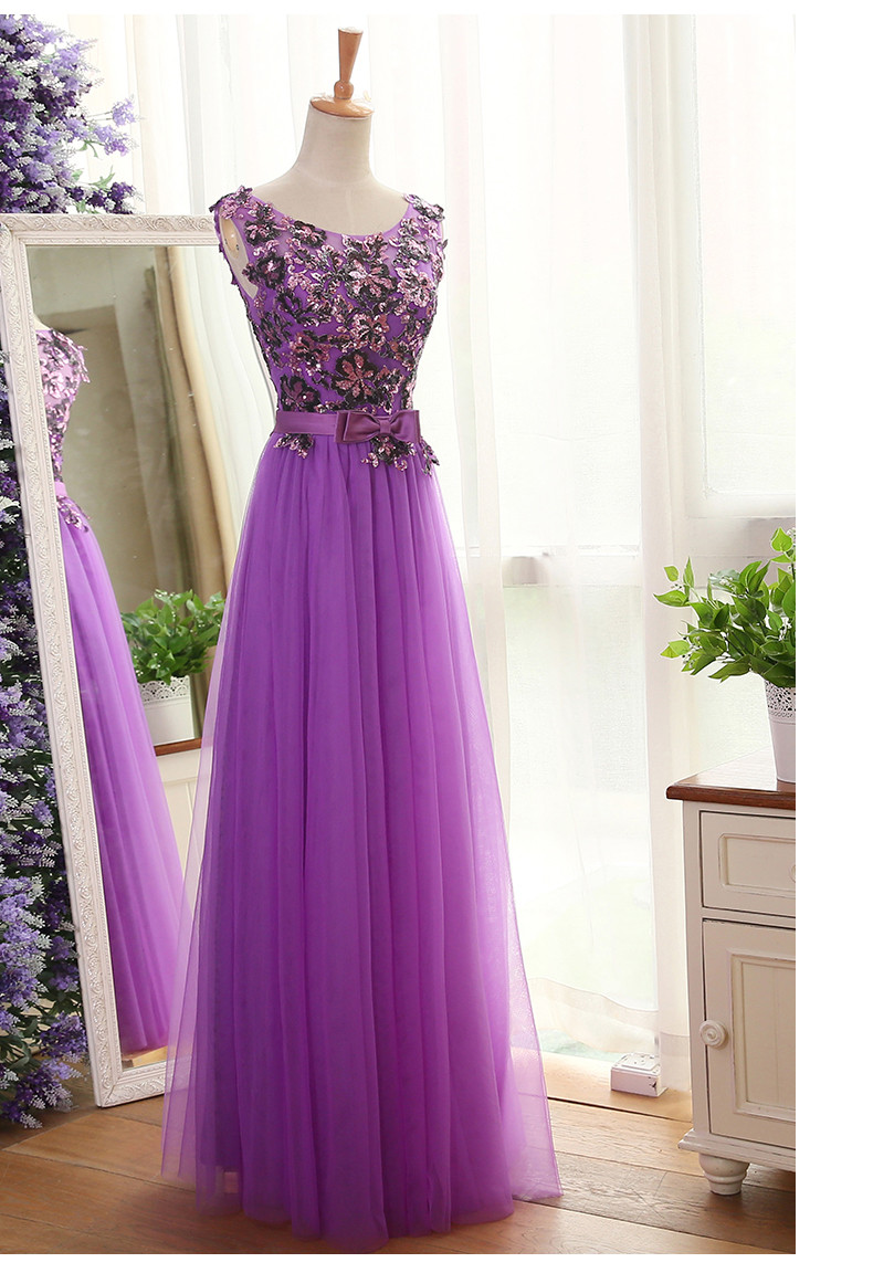 Long Tulle Prom Dress,lace Appliques Beads Prom Gowns,court Train Evening Gowns, Prom Dress Prom Dresses
