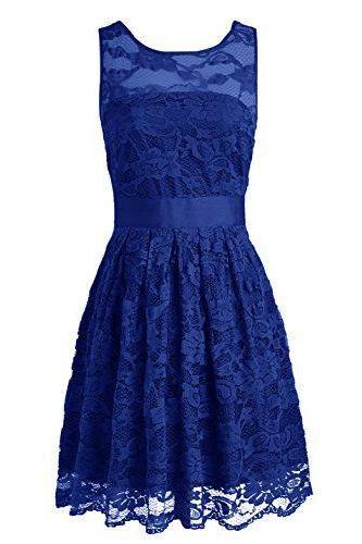 Homecoming Dresses,cute Homecoming Dress,lace Homecoming Dress,short Prom Dress,royal Blue Homecoming Gowns