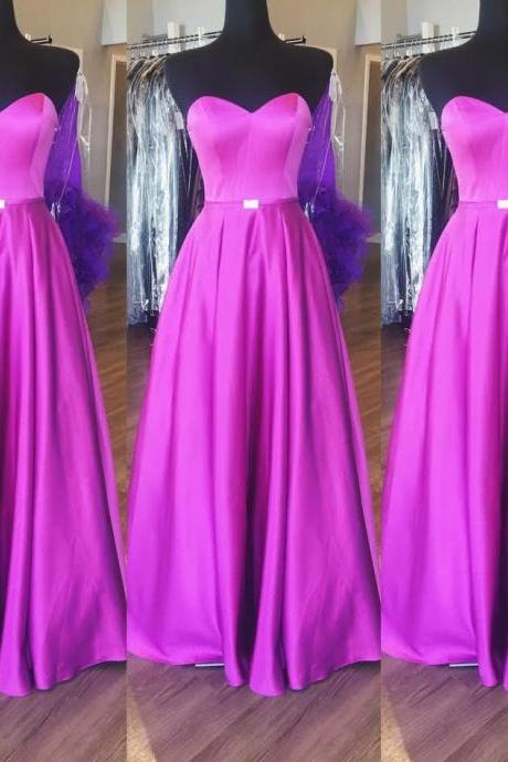Purple Sweetheart Prom Dresses Wedding Party Dresses Formal Dresses Sweet 16 Dresses