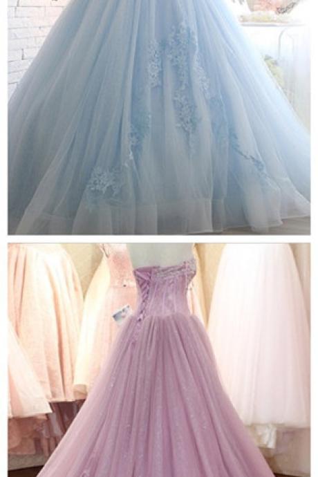 Ball Gown Sweetheart Beading Lace Court Train Quinceanera Dress
