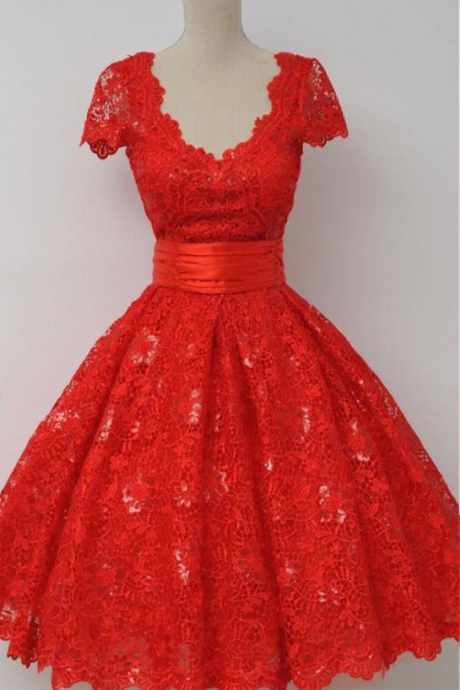Red Homecoming Dress,lace Homecoming Dress,cute Homecoming Dress,short Prom Dress,homecoming Gowns,sweet 16 Dress,homecoming Dresses