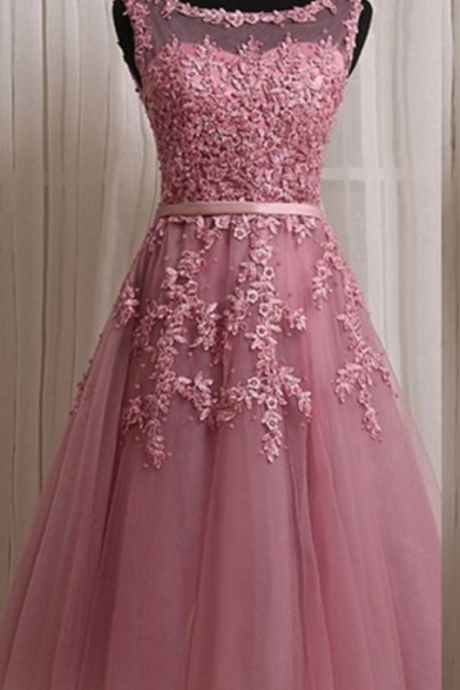 Dusty Pink Homecoming Dresses,Short Lace Homecoming Dresses,Homecoming Dresses ,Party Dress