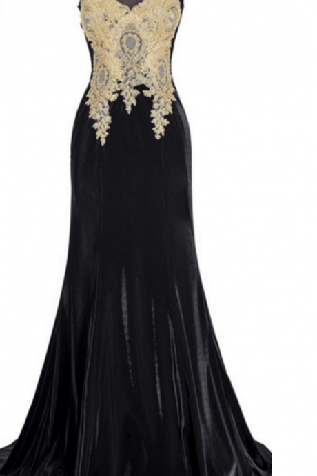 Elegant Carlin's Elegant Evening Dress, A Long Gown Of Prom Dress, A Black Mermaid Evening Gown, Elegant Sleeveless Dress, Formal