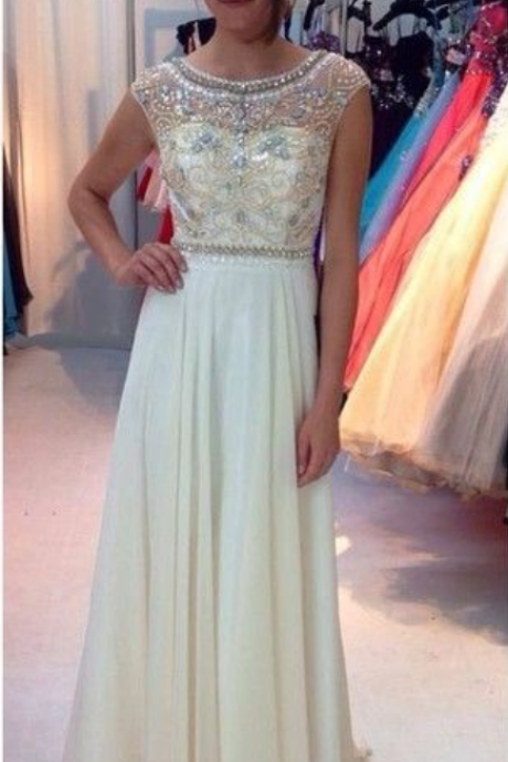 Cap sleeve prom dress, long prom dress, pretty prom dress, junior prom dress, backless prom dress, handmade prom dress