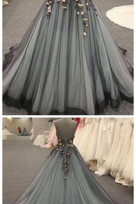Gorgeous Spaghetti Strap Sweetheart Ball Gown Long Prom Dresses