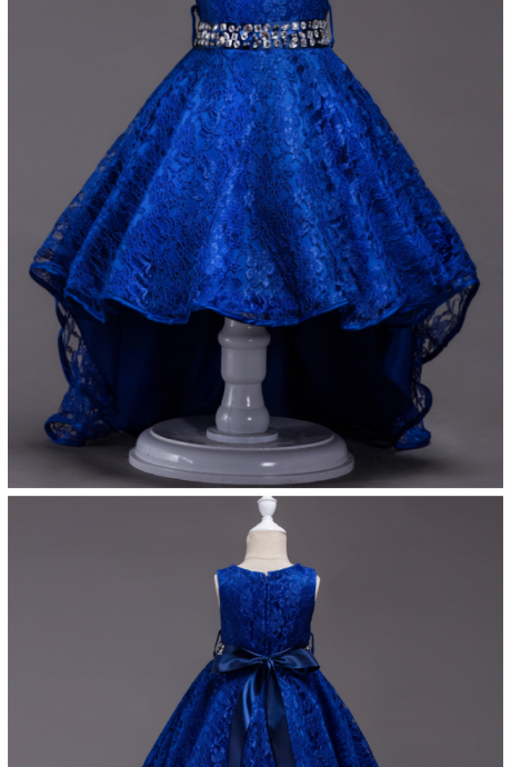 royal blue wedding dresses for girls
