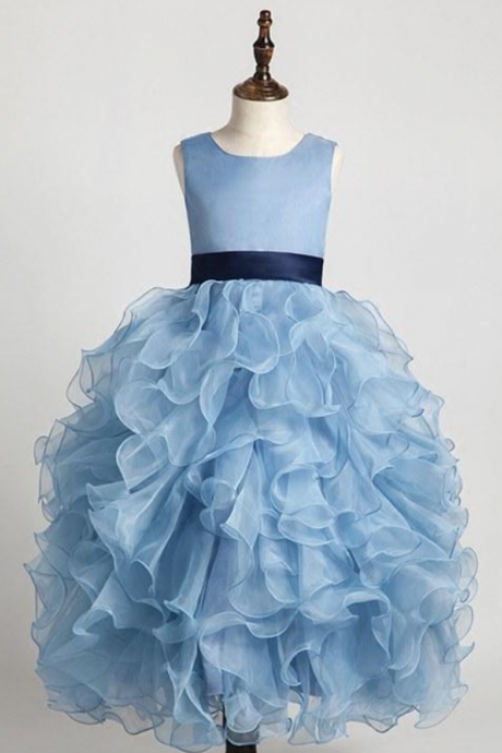 Princess Birthday Pageant Gown Flower Girl Dresses
