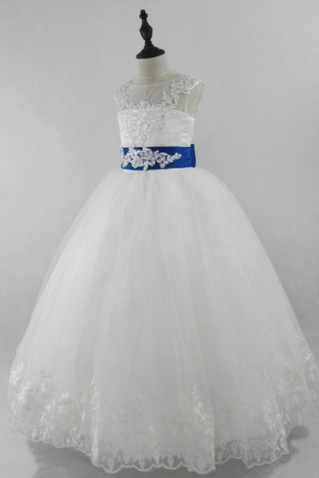 Flower Girl Dresses For Wedding Communion Prom Birthday Ballgown Party Princess Ytz323 (1)