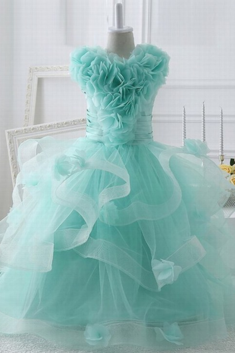 Flower Girls Dresses For Party And Wedding Kids Evening Gowns Vestido Longo Custom Made Ytz205 (1)