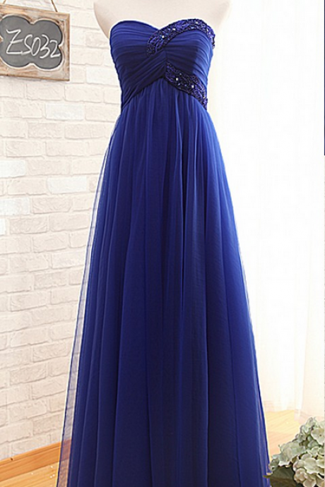 Prom Dresses,prom Dresses,navy Blue Prom Dresses,strapless Prom Dress,long Prom Dress