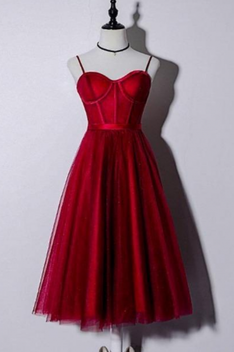 Homecoming Dresses Sweetheart Tulle Prom Dress, Evening Dress Homecoming Dress