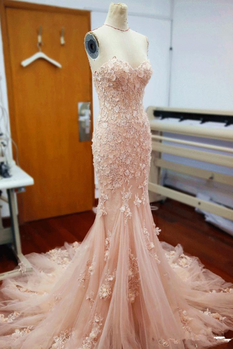 Wedding Dresses, Wedding Gown,lace Wedding Dress Princess Vintage Mermaid Bridal Gowns
