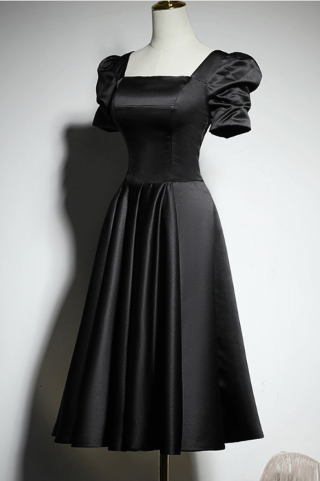 Homecoming Dresses,french Evening Dress Skirt Femininity High-end Banquet High-end Light Luxury Niche Design Black