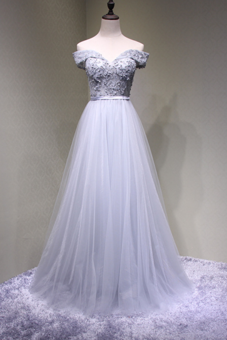 Prom Dresses, One-shoulder Banquet Evening Dress Bride Wedding Toast Party Dress Slim Fit