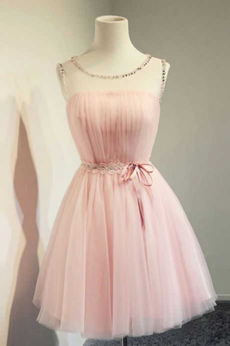 Homecoming Dresses,cute A Line Tulle Short Prom Dress, Homecoming Dresses