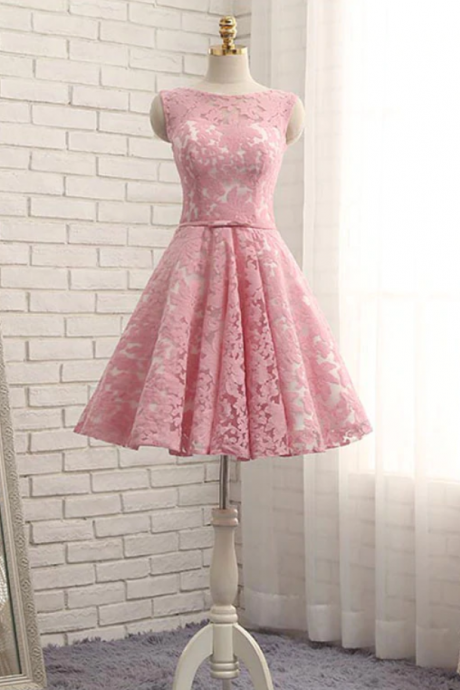 Homecoming Dresses,high Quality A Line Lace Short Prom Dress, Homecoming Dress