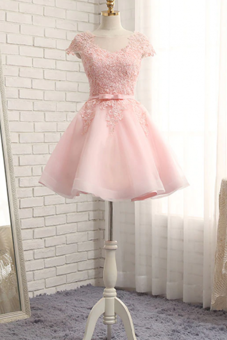 Homecoming Dresses,high Quality A Line Lace Short Prom Dress, Homecoming Dresses