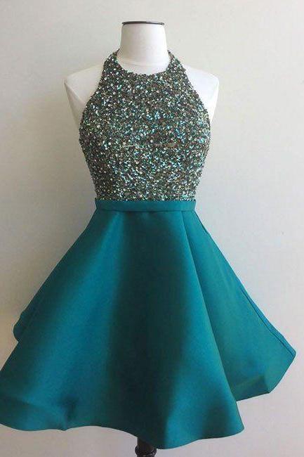 Homecoming Dresses,sequin Prom Dress, Homecoming Dress
