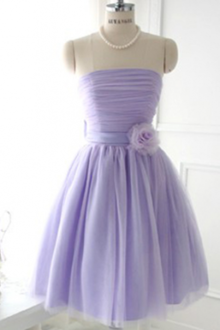 Cocktail Dresses, Party Dresses, Tull Homecoming Dresses, Women's Tulle Two Piece Homecoming Dress, Wedding Gowns