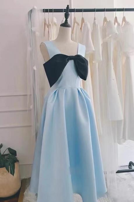 Sleeveless Homecoming Dress, Bridesmaid Dress, Cute Little Birthday Dress,