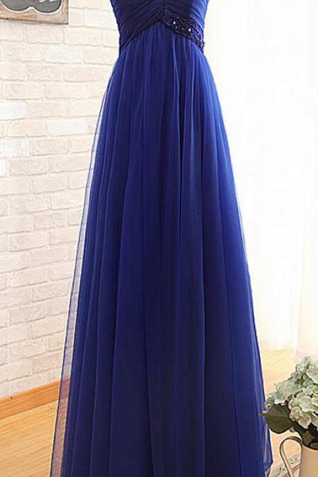 Sweetheart A-line Tulle Formal Prom Dress, Beautiful Long Prom Dress, Banquet Party Dress