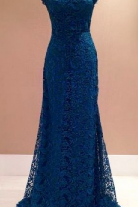 Sexy Open Back Lace Formal Prom Dress, Beautiful Long Prom Dress, Banquet Party Dress