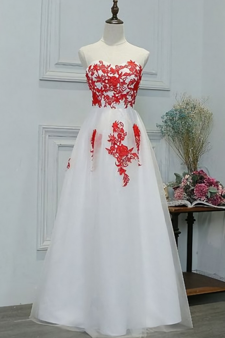 Elegant Appliques Formal Prom Dress, Beautiful Long Prom Dress, Banquet Party Dress