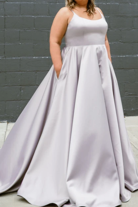Elegant Satin Formal Prom Dress, Beautiful Long Prom Dress, Banquet Party Dress