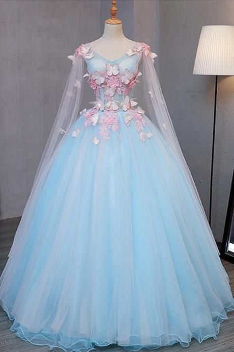 Elegant A-line Sweetheart Tulle Formal Prom Dress, Beautiful Long Prom Dress, Banquet Party Dress