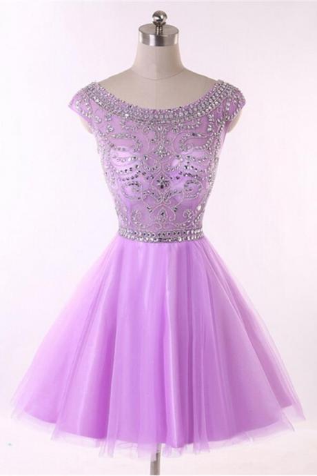 Real Made Pretty Beaded Gorgeous Homecoming Dresses,short Homecoming Dresses,cocktail Dresses,graduation Dresses