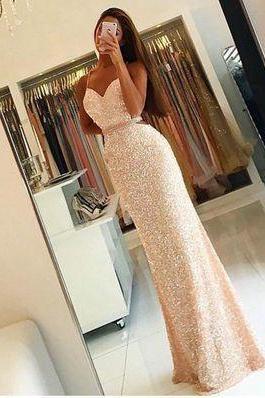 Prom Dress,prom Dresses,sequin Prom Dress, Long Woman Dresses