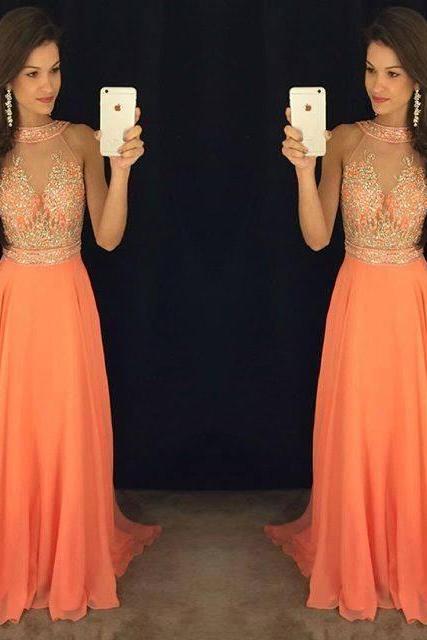 Evening Dresses, Prom Dresses,party Dresses,prom Dresses,modest Prom Dresses,sexy Prom Dress, Crystal Prom Gowns Latest Sexy Sleeveless