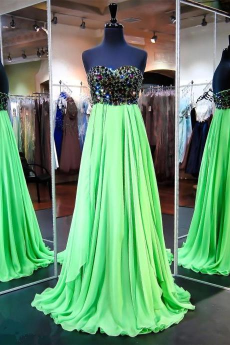 Evening Dresses, Prom Dresses,party Dresses, Prom Dress,modest Prom Dress,green Prom Dresses,long Formal Dresses,elegant Prom Dresses,prom