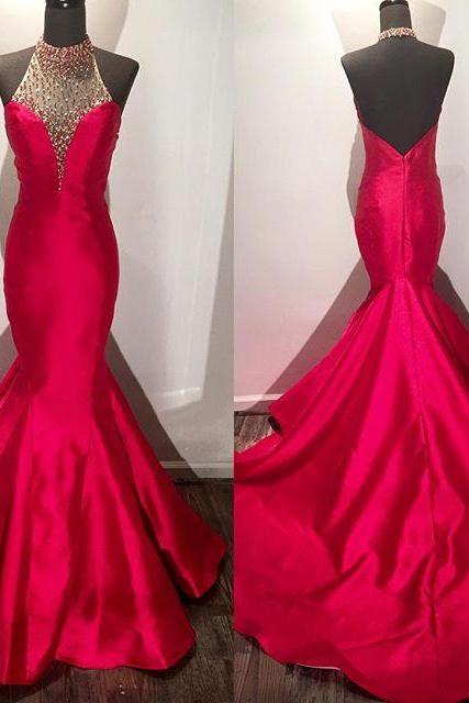 Evening Dresses, Prom Dresses,party Dresses,red Prom Dresses,prom Dress,red Prom Gown,prom Gowns,elegant Evening Dress,modest Evening