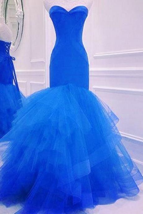 Evening Dresses, Prom Dresses,party Dresses, Prom Dress,modest Prom Dress,prom Dress,royal Blue Prom Dress,mermaid Prom Dress