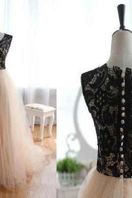  Evening Dresses, Prom Dresses,Party Dresses,Prom Dress, Prom Dresses, Prom Dresses,Prom Dresses,Beautiful Handmade Long Tulle Prom Dress with Lace Applique, Prom Dresses 2016, Party Dresses 2016