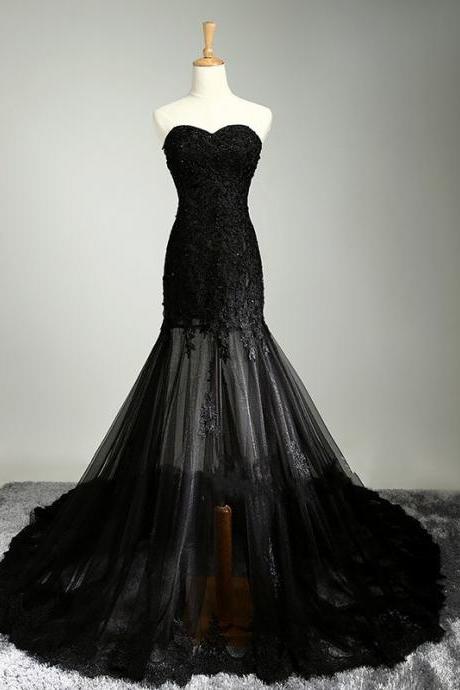  Evening Dresses, Prom Dresses,Party Dresses,Mermaid Prom Dresses,Black Lace Prom Dress,Prom dress,Modest Evening Gowns,Cheap Party Dresses,Graduation Gowns