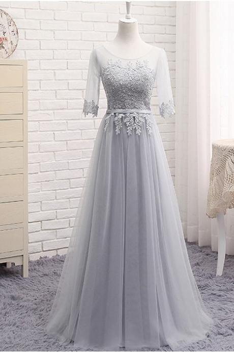 Charming Prom Dress, Long Prom Dress, Tulle Prom Dress, Lace Prom Dress,woman Evening Dress, Formal Dresses