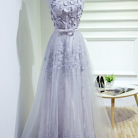 Gray Prom Formal Dress on Luulla